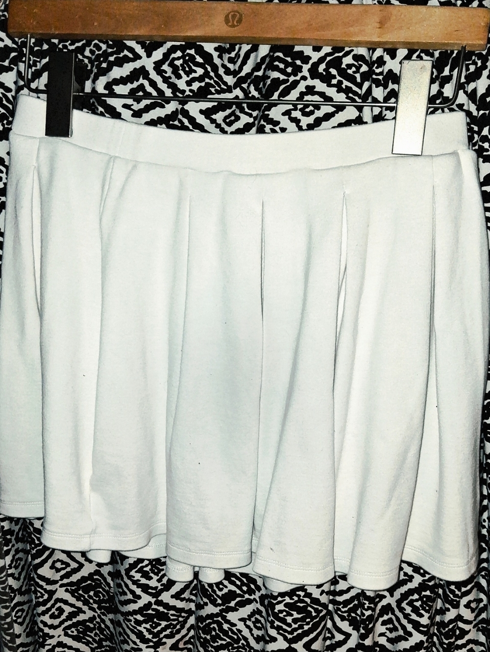 BP White Knit Tennis Skirt